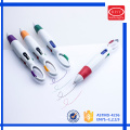 Top quality four colors plastic ball pen